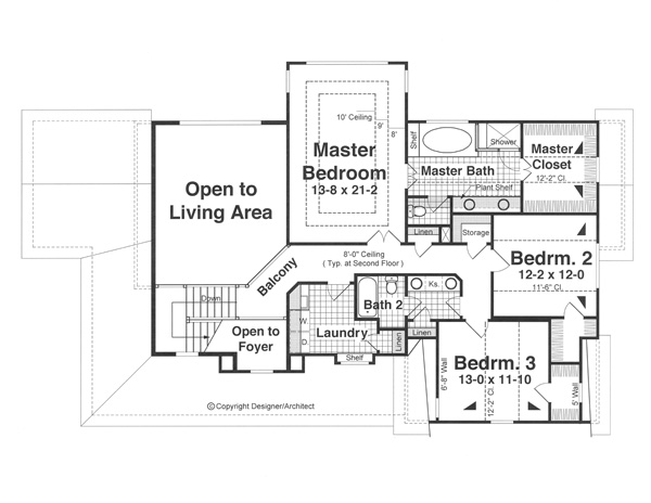 Second Floor image of CAMPBELL House Plan